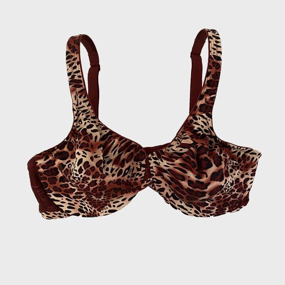 Lilyette Minimizer Bra 36C Soft Unlined‎ Cup Underwire Back Smoothing 0401 - Picture 1 of 10